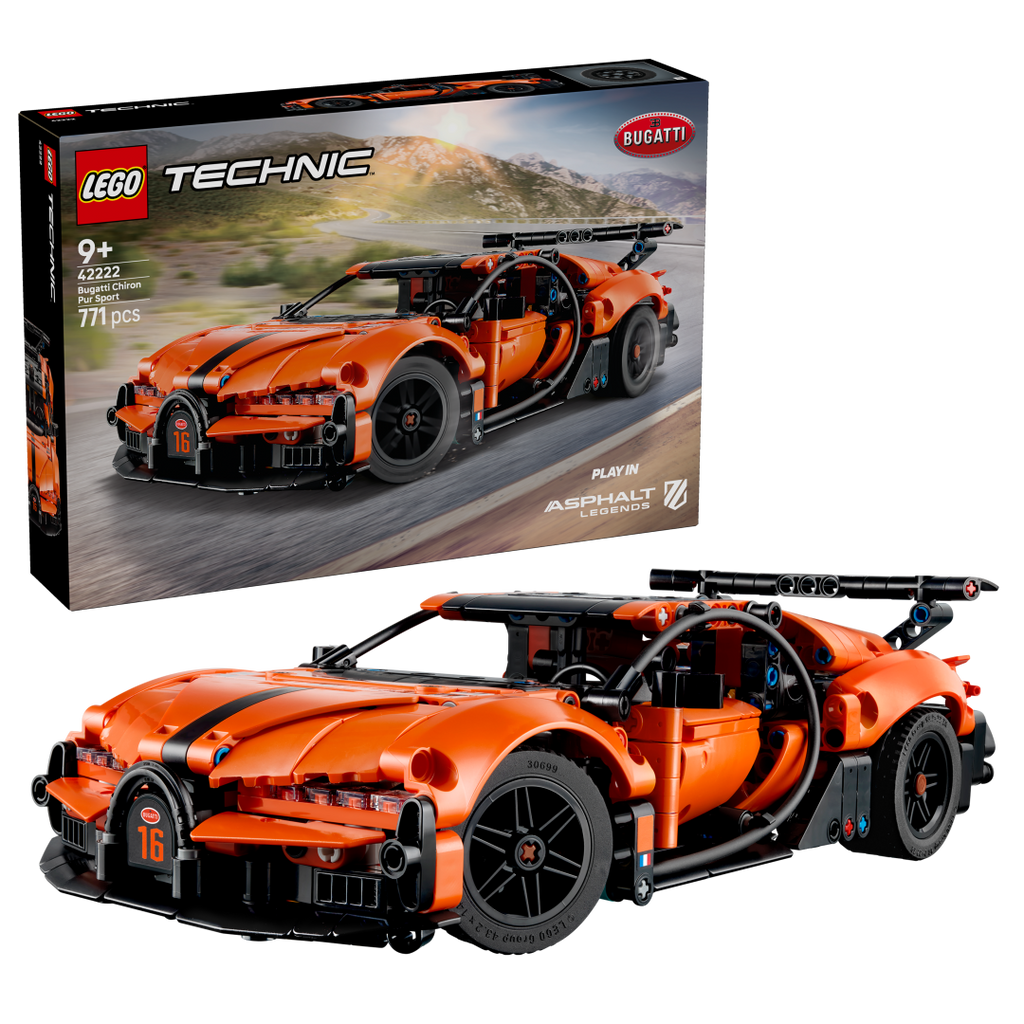 LEGO Technic Bugatti Chiron Pur Sport Hypercar | 42222
