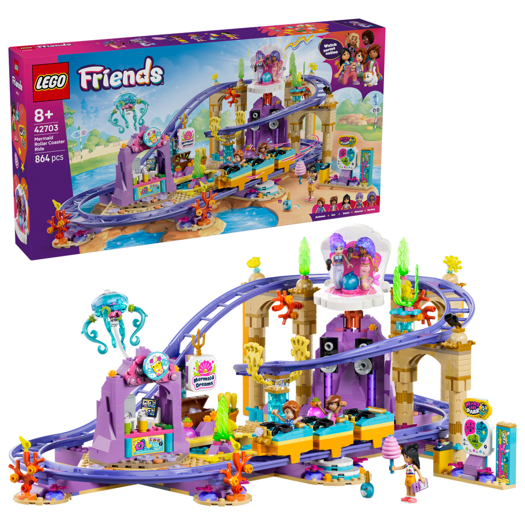 LEGO Friends Mermaid Roller Coaster Ride | 42703