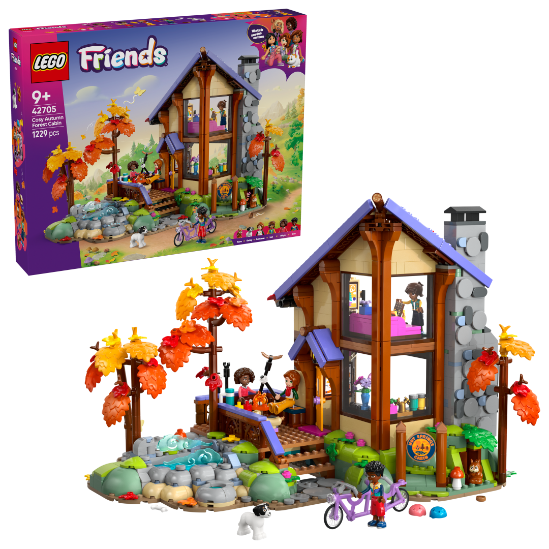 LEGO Friends Cozy Fall Forest Cabin | 42705