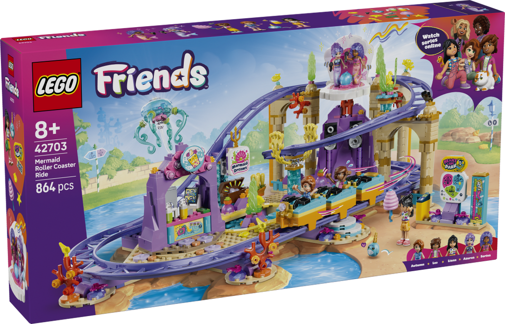 LEGO Friends Mermaid Roller Coaster Ride | 42703