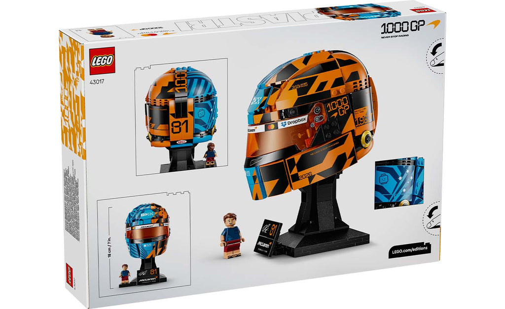 LEGO Editions McLaren Mastercard F1 Team Oscar Piastri Helmet | 43017