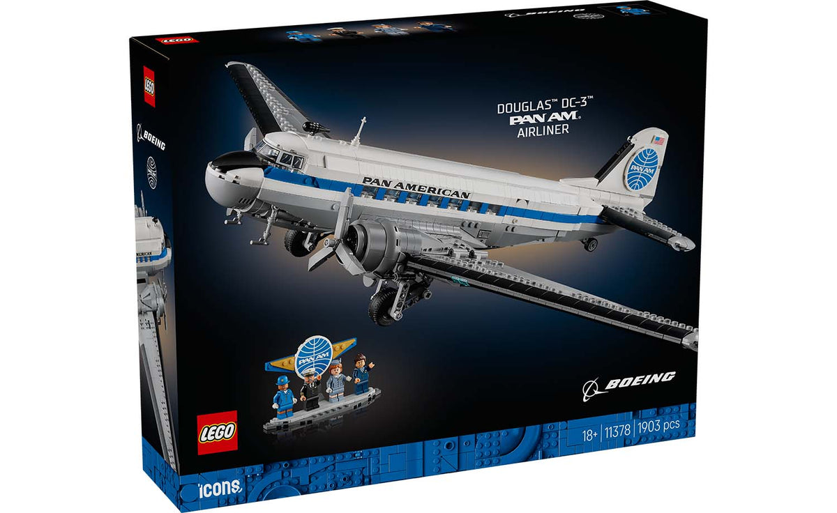 LEGO Icons Douglas DC-3 PAN AM Airliner | 11378